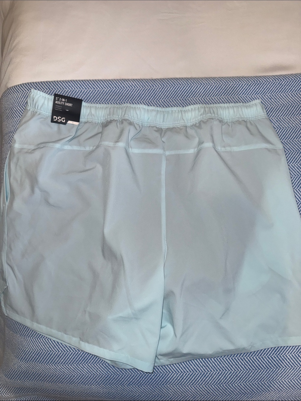 DSG Light Blue 5" 2-in-1 Agility Shorts
